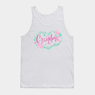 Grandma floral design Tank Top